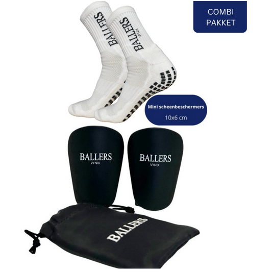 VYNIX BALLERS MINI SCHEENBESCHERMERS + GRIPSOKKEN