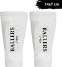 VYNIX BALLERS BUILT-IN SHIN GUARDS (14x7cm) + GRIP SOCKS