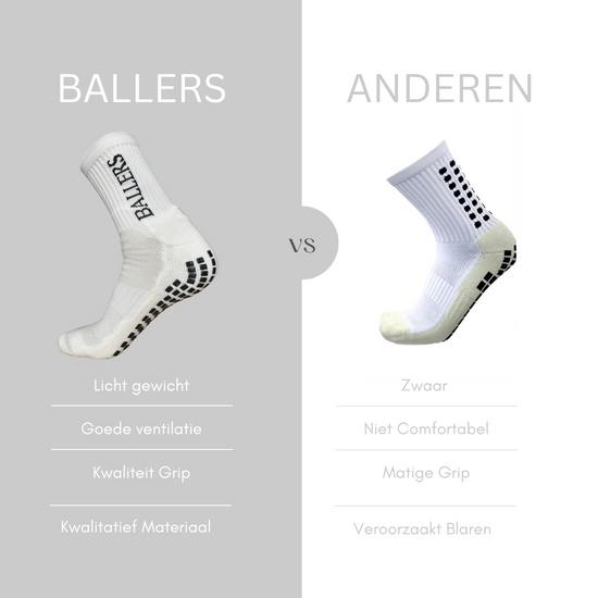 VYNIX BALLERS MINI SCHEENBESCHERMERS + GRIPSOKKEN